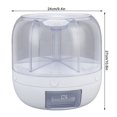 thumbnail image 4 of Grain Dispenser, Grain and Rise Storage Container Kitchen, 360° Rotating Rice and Grain Dispenser, Cereal Dispenser, Rotating Dry Food Dispenser for Lentils, Small Beans, Barley, Millets, 4 of 5