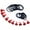 Red, variant on Fishing Hook Holder, 0.78x1.18 inch Fishing Rod Holders, 10 Pcs Rod Hook with Elastic Rubber Rings, Adjustable Lure Bait Fishing Hook Keeper for Fishing Rod, Bait Jig Holder Accessories,Red
