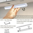 thumbnail image 2 of Wireless LED Lamp 1 Set Multipurpose Non-Glaring Useful Staircase Closet Aisle Light Motion Sensor Lamp, 2 of 5