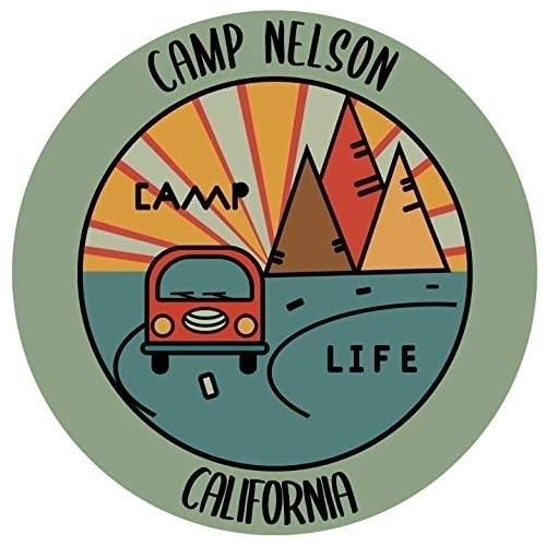 Camp Nelson California Souvenir Decorative Stickers (Choose theme and