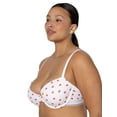thumbnail image 5 of fresh collection by Fruit of the Loom Women's Cotton Demi Push-Up Bra, 5 of 10