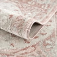 thumbnail image 6 of BoutiqueRugs Blush & Light Pink Collection Zora Bohemian Oriental Medallion Area Rug - Traditional Floral Carpet for Living Room, Bedroom - Blush, Pale Pink, Cream - 4' x 6', 6 of 15