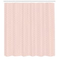 thumbnail image 3 of Ambesonne Pink Polka Dots Shower Curtain, Plain, 69"Wx84"L, Blush and White, 3 of 3