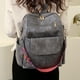 thumbnail image 5 of Mochila de viaje para mujer, de piel sintética, con borlas, para hombro, convertible, 5 of 5