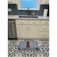 thumbnail image 3 of Carolines Treasures BB5644RUG Irish Water Spaniel Welcome Machine Washable Memory Foam Mat, 3 of 4