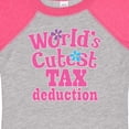 thumbnail image 4 of Inktastic Tax Deduction Worlds Cutest Girls Girls Baby Bodysuit, 4 of 5