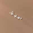 thumbnail image 6 of EOEMY 925 Sterling Silver Butterfly Stud Earrings / Butterflies / Studs / Earrings, 6 of 6