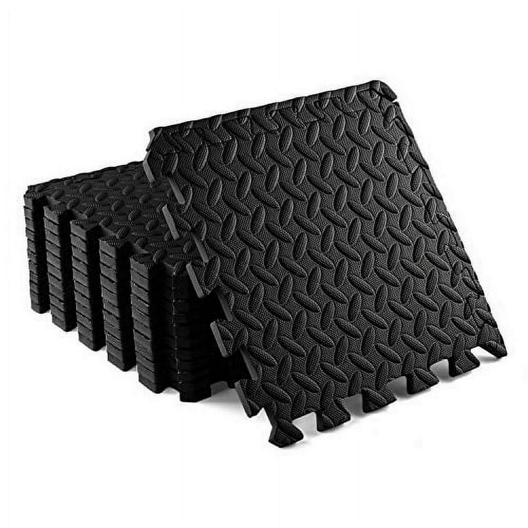 Exercise Flooring Mats - Foam Rubber Interlocking Puzzle Tiles 12