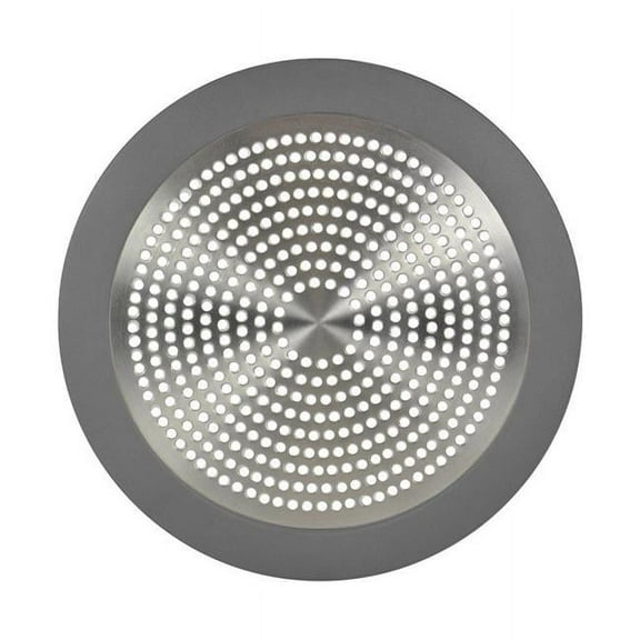 5.5 in. Dia Shower Drain Strainer Brushed Nickel Stainless Steel