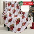 thumbnail image 2 of Elegant Comfort Lightweight Printed Throw Blanket- All Season, Soft, Cozy and Plush- Decorative Throw Blankets, Perfect for Lounging, 50 x 60 inches, Rustic Red Truck, Throw Blanket, 2 of 5