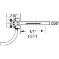 thumbnail image 3 of Kadee HO Scale #153 Whisker MagneMatic Knuckle Short Coupler 25 Pair Bulk Pack, 3 of 4
