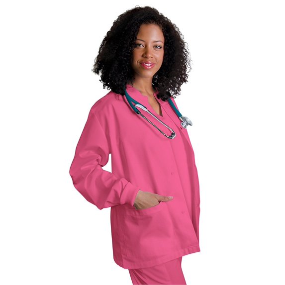 Adar Universal Round Neck Warm-Up Scrub Jacket (Available in 39 colors)