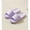 PURPLE, variant on Solid Color One Strap EVA Couple Slippers, Non Slip Breathable Soft Comfort Indoor House Slides for Men & Women