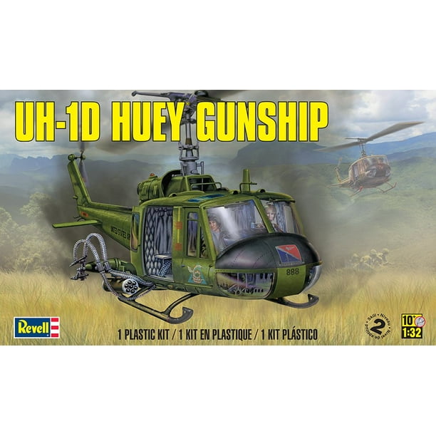UH-1D Huey Gunship (85-5536) 1:32 Scale Helicopter Plastic Model