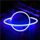 thumbnail image 4 of Cateissary Luz de neón LED Hello Wall Art Sign Dormitorio Decoración Rainbow Lámpara de noche colgante Home Party Holiday Decor Regalo de Navidad Iluminación y accesorios No.2 Cateissary HA027422-02, 4 of 5