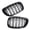 Black-Glossy black, variant on 51137064317 51137064318 Front Bumper Kidney Grille for BMW E46 2-Door Facelift 2003-2006