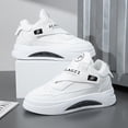 thumbnail image 3 of Men's Casual Sneakers, Simple And Stylish Skateboard Shoes with Wing-Shaped Straps, Perfect for Daily Streetwear., 3 of 6