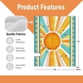 thumbnail image 2 of Summer Boho Sun Mailbox Cover Magnetic Standard Size 21" x 19", Sunshine Bohemian Decorative Post Letter Box Wrap Decor, Seagull Seasonal Garden Yard Outdoor Decoration, 2 of 6