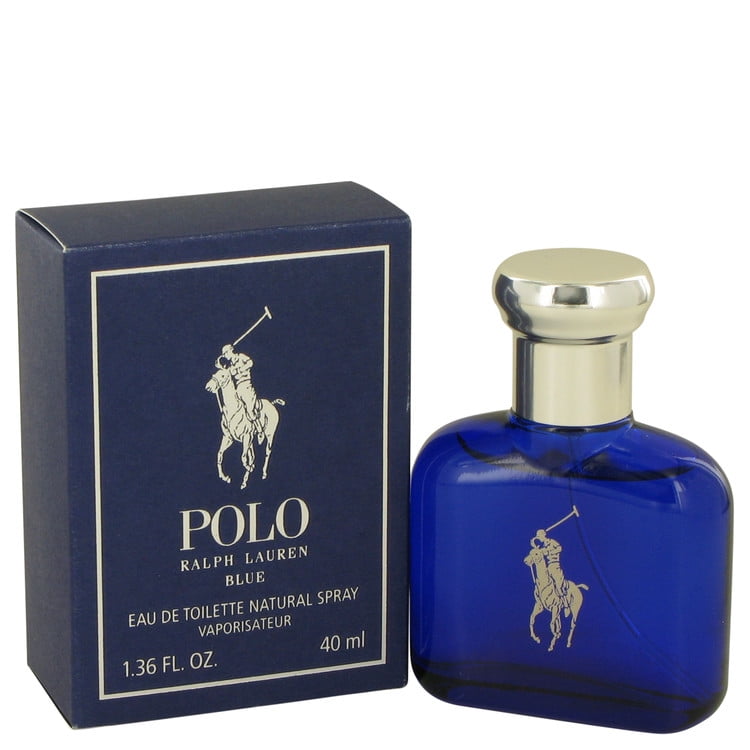 Ralph Lauren Polo Blue Eau de Toilette, Cologne for Men, 1.36 fl oz
