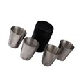 thumbnail image 1 of Greeniant Tableware Travel Cups Set Stackable Stainless Kid Steel No Mugs Anti-skidding Beer Crimping Whiskey Wine Cup Odor Design Type2 NO2, 1 of 6