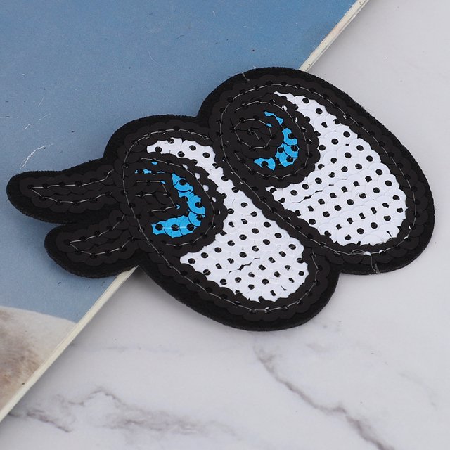 Parche de lentejuelas para planchar parche de abeja apliques bordados accesorios de ropa 6 uds parche para ropa de abeja con lentejuelas apliques para planchar camiseta ANGGREK Otros