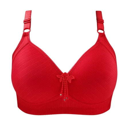 Fesfesfes Bras for Women Wireless Ladies Comfortable Lace Breathable Bra Underwear Bras Womens Bras