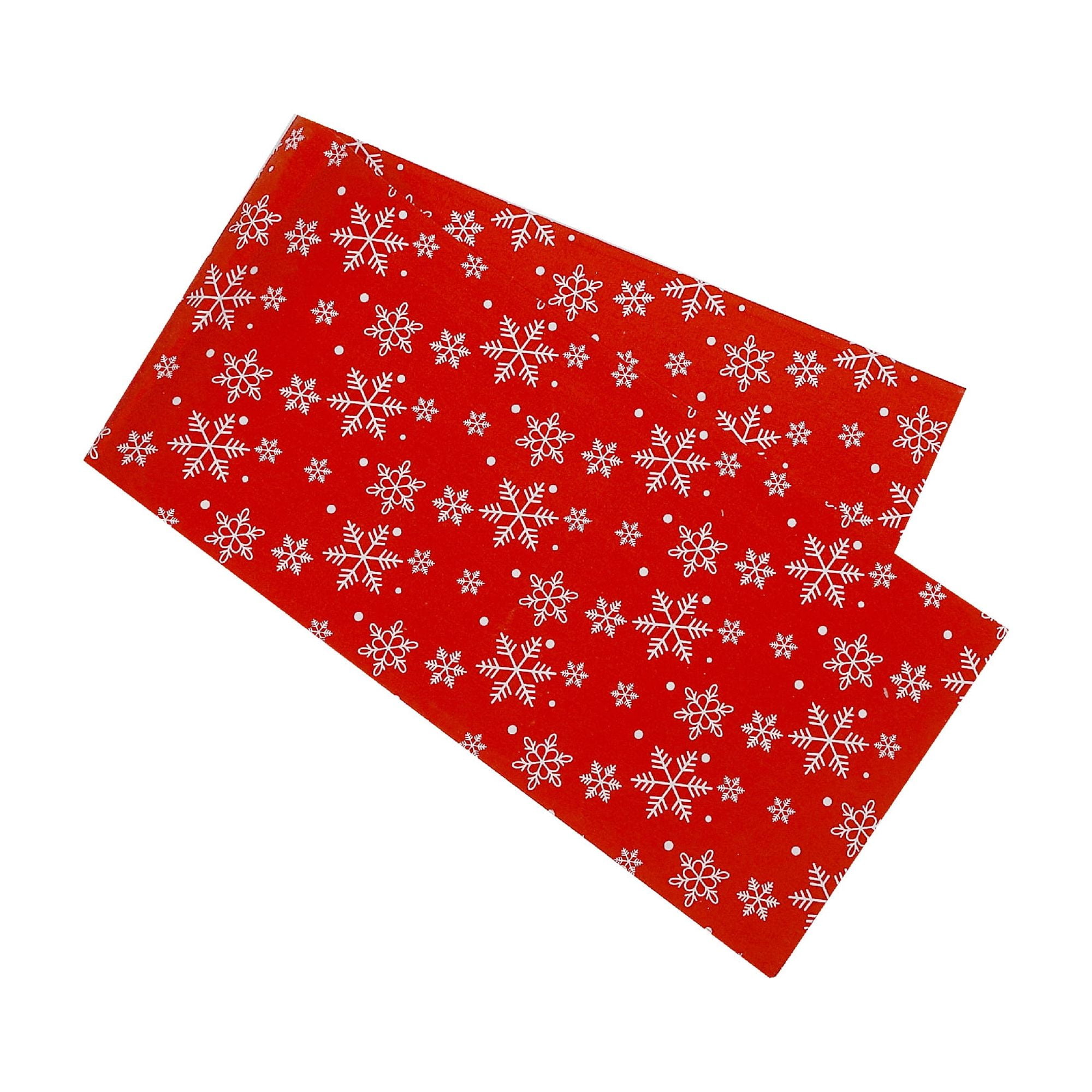 Cotton Table Runner (54") (Snowflakes)