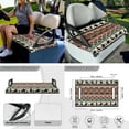 thumbnail image 4 of XYZCANDO Navajo 4 PCS Golf Cart Seat Covers Southwest Horse Golf Cart Steering Wheel Cover Golf Cart Flags Easy to Install Golf Cart Blanket Anti Slip Steering Wheel Protector 2 Pack Flags Brown, 4 of 7