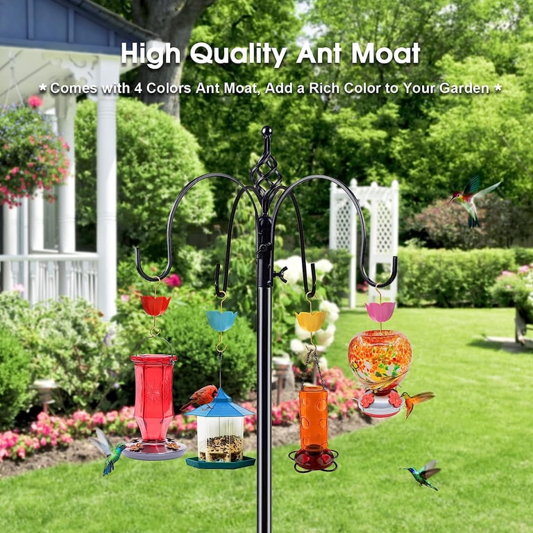 5oz Ant Trap 4-Pack Ant Moats For Hummingbird Feeders - 5oz Red ...