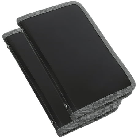 2 Pcs Bill Accordion Bag Paper Organizer Folders Filing Bag Small File Folder Office