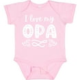 thumbnail image 3 of Inktastic I Love My Opa with Hearts Boys or Girls Baby Bodysuit, 3 of 5