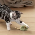 thumbnail image 2 of Koiauber Squeaky Plush Mice for Cats Interactive Realistic Mouse Cat Toy with Touch Activated Sound Electronic Chirping Self Play Kitten Toy for Indoor Cats, 2 of 8