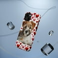thumbnail image 5 of DistinctInk Tough Case for Apple iPhone 13 MINI (5.4" Screen), Compatible with MagSafe Charging - Valentine's Day Glen of Imaal Terrier Puppy, 5 of 6