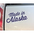 thumbnail image 2 of Nashville Decals Made In Alaska Vinyl Decal Laptop Sticker 7.5" x 4" Navy, 2 of 3