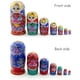 thumbnail image 5 of Muñecas rusas de anidación Matryoshka Juego anidado de apilamiento de madera 7 piezas Juguetes hechos a mano Xemadio WRQX-400, 5 of 5