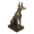 thumbnail image 6 of Large Egyptian Jackal Dog Anubis Statue 12.5"H God Of Mummification Afterlife, 6 of 10