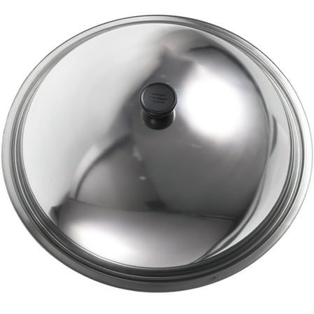 OUNONA Stainless Steel Pot Lid with Sealing Edge, Kitchen Cover for Cooking and Food Storage