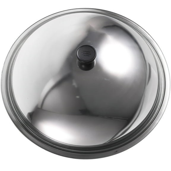 OUNONA Stainless Steel Pot Lid with Sealing Edge, Kitchen Cover for Cooking and Food Storage