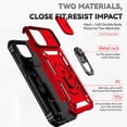 thumbnail image 5 of Estuche GANGXUN para iPhone 15 Plus, soporte giratorio 360°, estilo mecánico y magnético, 5 of 5