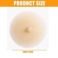 thumbnail image 3 of Women Nipple Cover Pasties with Faux Piercing Rhinestones Lingerie Reusable Breast Sticker Adhesive Sticky Bra Intimates Style 9, 3 of 5