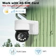 thumbnail image 6 of 4G Camera Security Protection Surveillance Cam PTZ 5X Zoom Outdoor CCTV Security Wireless IP Camera SIM Card, 6 of 7