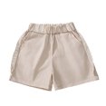 thumbnail image 2 of Girls Floral Lace Trim Shorts Casual Summer Short Pants Plus Size High Waist Drawstring Dressy Trousers Trendy Beach, 2 of 7