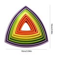 thumbnail image 2 of Ganfancp Triangular Tridimensional Apilamiento Música Descompresión Apilamiento Música Juguetes Triangular Torre Zanahoria Descompresión 2Pc Ofertas Del Día Torre Triangular de Rábanos X 1, 2 of 2