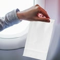 thumbnail image 4 of 25pcs Disposable Barf Bags Sickness Vomit Emesis Airplane Bags (White), 4 of 4