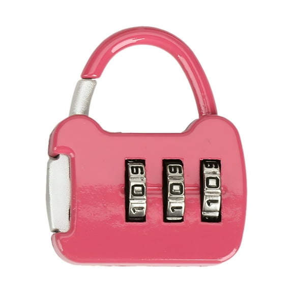 TALENO 3 Digit Combination Lock,Combination Locker Lock,Gym Locker Lock Outdoor Padlock for Gate Case Wardrobe Office pink