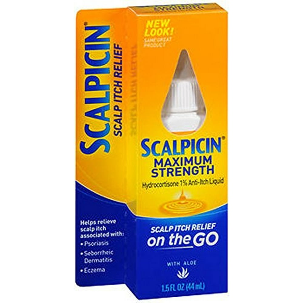 Scalpicin Maximum Strength Scalp Itch Medication 1.5 OZ
