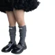 thumbnail image 4 of Calcetines de algodón a la moda para niños, medias hasta la pantorrilla de princesa para todas las estaciones, diseño de borde de flores para primavera y otoño, ropa infantil para niñas, 4 of 5