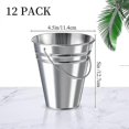 thumbnail image 2 of 12 Pack Metal Buckets with Handle,Basket Bucket for Kids, Kids Party Supplies,Crafts for Candy Bars Vase Crafts, 2 of 5