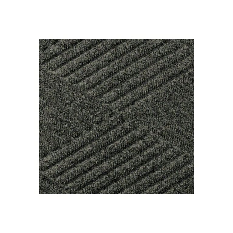 M + A Matting Waterhog® Diamond Classic Mat - Charcoal, 4'x6