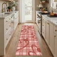 thumbnail image 3 of GENIMO 2'x3' Area Rug for Entryway, Machine Washable Non Slip Low Pile Indoor Door Mat for Front Door Kitchen Bathroom, Soft Minimalist, Crimson, 3 of 7